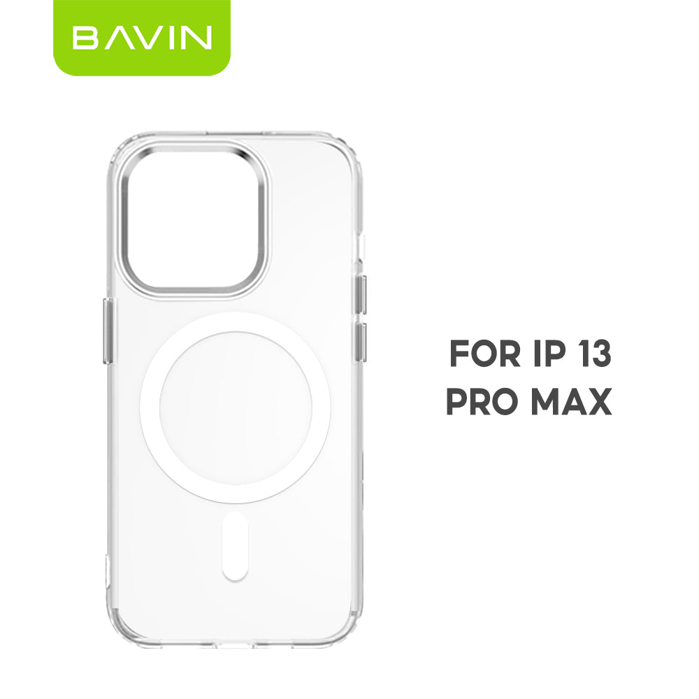 BAVIN YX304 Magnetic Suction Phone Case w/ Built-in Magnetic Ring | Drop Protection, Dustproof Compatible for iPhone 11-17 Series
