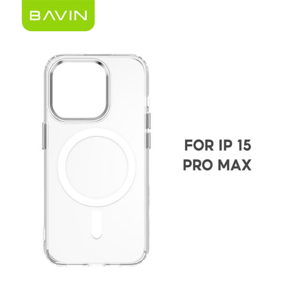 BAVIN YX304 Magnetic Suction Phone Case w/ Built-in Magnetic Ring | Drop Protection, Dustproof Compatible for iPhone 11-17 Series