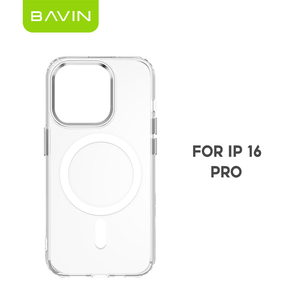 BAVIN YX304 Magnetic Suction Phone Case w/ Built-in Magnetic Ring | Drop Protection, Dustproof Compatible for iPhone 11-17 Series