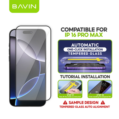 BAVIN Q11 One Click Screen Protector Privacy Tempered Glass for iPhone X/XS/11/12/13/14/15/16/17 Series