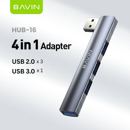 BAVIN H17 / H22 4-in-1 Universal Docking Station HUB Adapter Seamless Device Connectivity