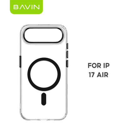 BAVIN YX304 Magnetic Suction Phone Case w/ Built-in Magnetic Ring | Drop Protection, Dustproof Compatible for iPhone 11-17 Series