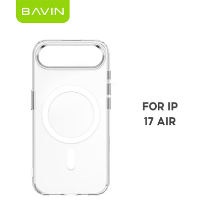 BAVIN YX304 Magnetic Suction Phone Case w/ Built-in Magnetic Ring | Drop Protection, Dustproof Compatible for iPhone 11-17 Series