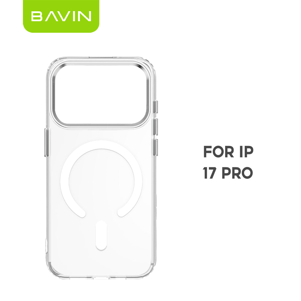 BAVIN YX304 Magnetic Suction Phone Case w/ Built-in Magnetic Ring | Drop Protection, Dustproof Compatible for iPhone 11-17 Series
