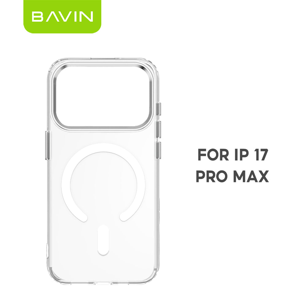 BAVIN YX304 Magnetic Suction Phone Case w/ Built-in Magnetic Ring | Drop Protection, Dustproof Compatible for iPhone 11-17 Series