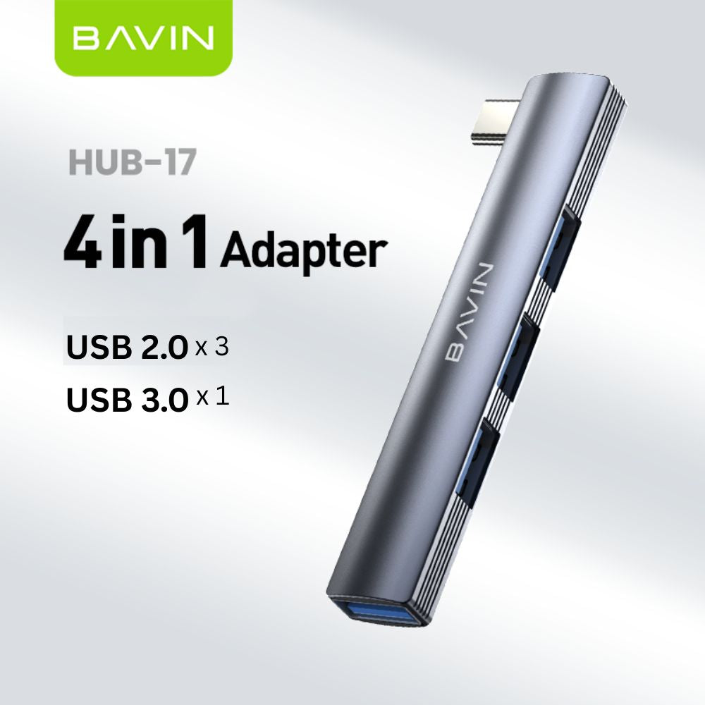 BAVIN H17 / H22 4-in-1 Universal Docking Station HUB Adapter Seamless Device Connectivity