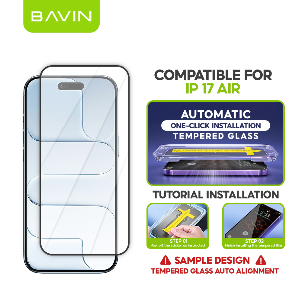 BAVIN Q11 One Click Screen Protector Privacy Tempered Glass for iPhone X/XS/11/12/13/14/15/16/17 Series