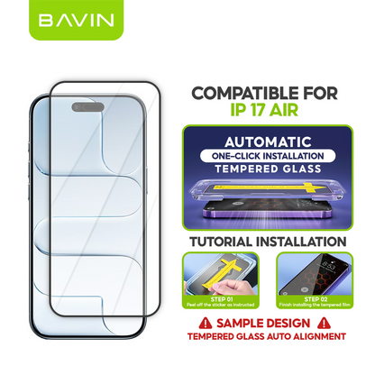 BAVIN Q11 One Click Screen Protector Privacy Tempered Glass for iPhone X/XS/11/12/13/14/15/16/17 Series