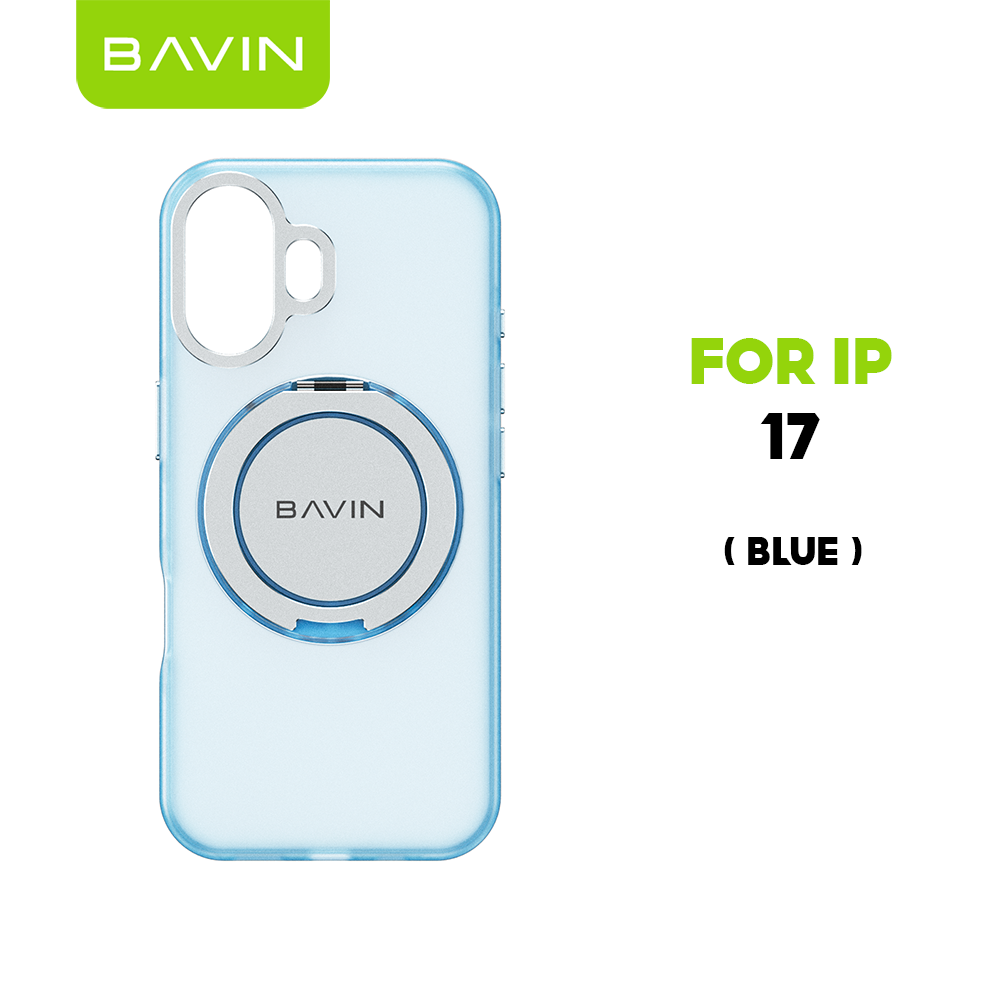 BAVIN JS 360 Rotation Magnetic Ring Phone Holder Case Durable Shockproof Fully Protected Compatible For iPhone 17 Series