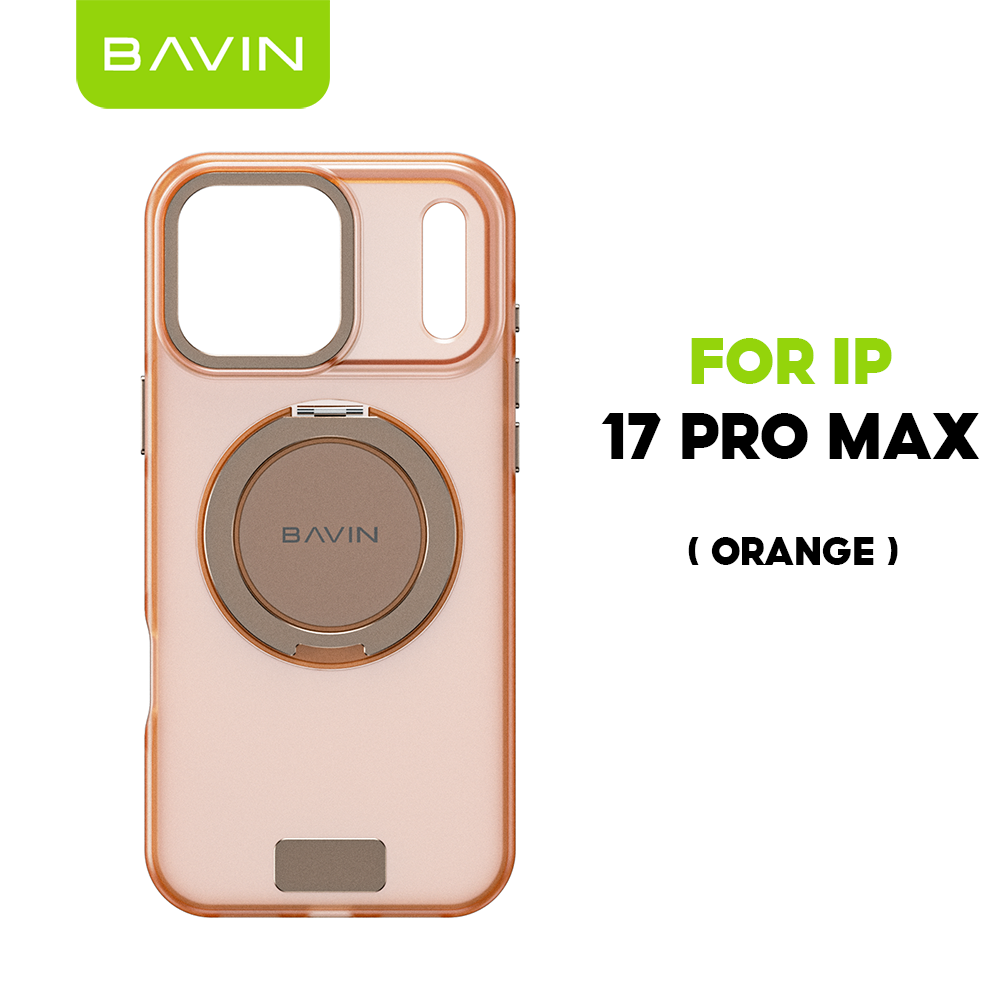BAVIN JS 360 Rotation Magnetic Ring Phone Holder Case Durable Shockproof Fully Protected Compatible For iPhone 17 Series