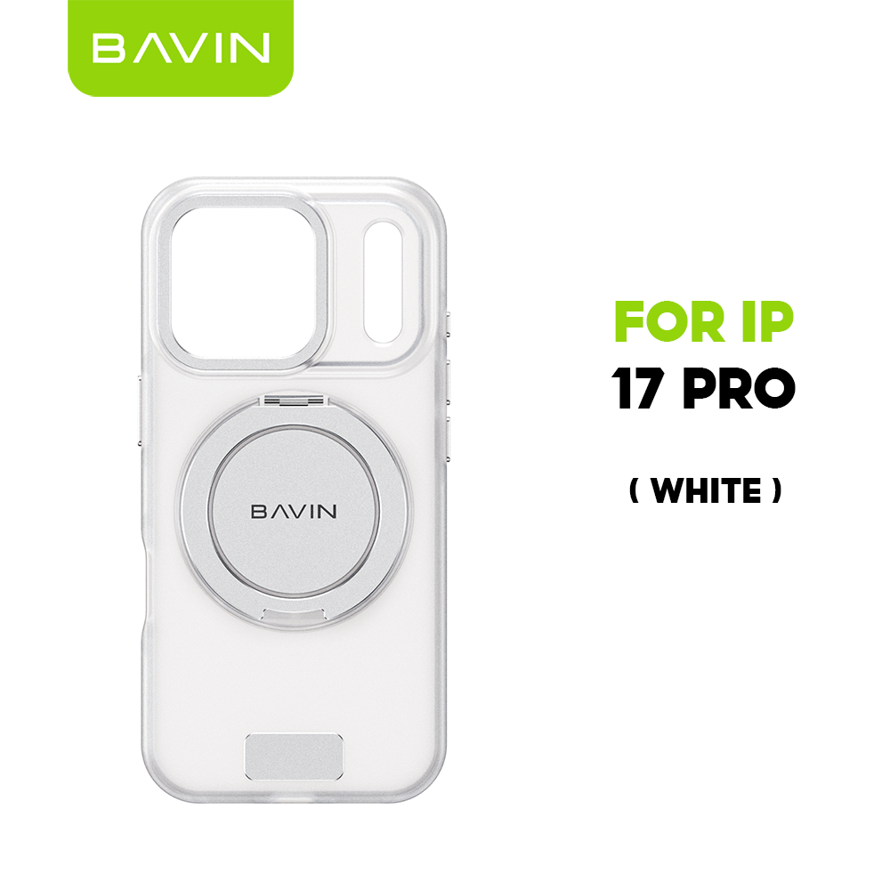BAVIN JS 360 Rotation Magnetic Ring Phone Holder Case Durable Shockproof Fully Protected Compatible For iPhone 17 Series