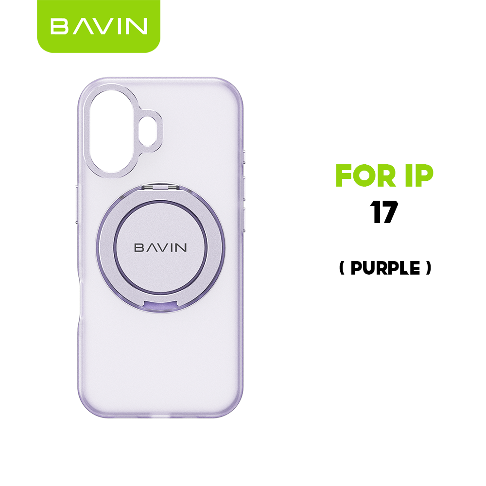 BAVIN JS 360 Rotation Magnetic Ring Phone Holder Case Durable Shockproof Fully Protected Compatible For iPhone 17 Series