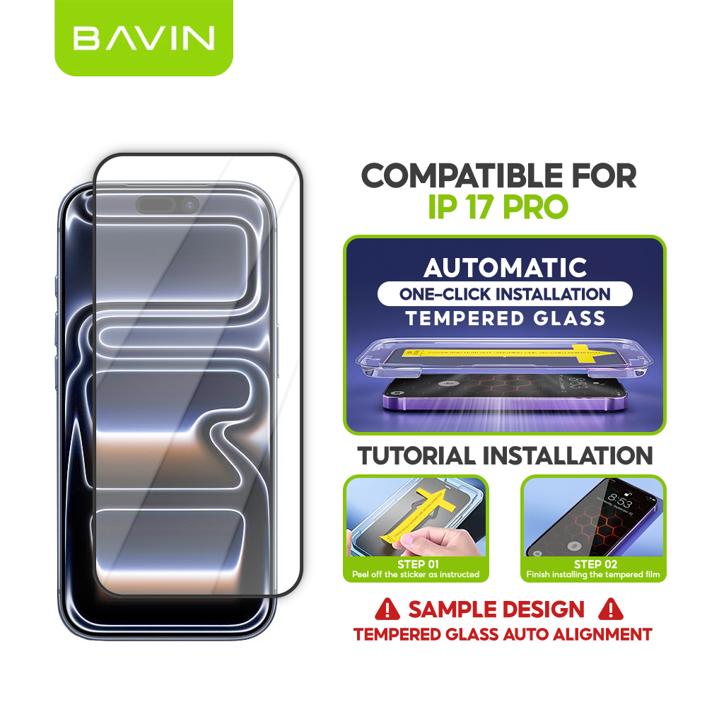 BAVIN Q11 One Click Screen Protector Privacy Tempered Glass for iPhone X/XS/11/12/13/14/15/16/17 Series