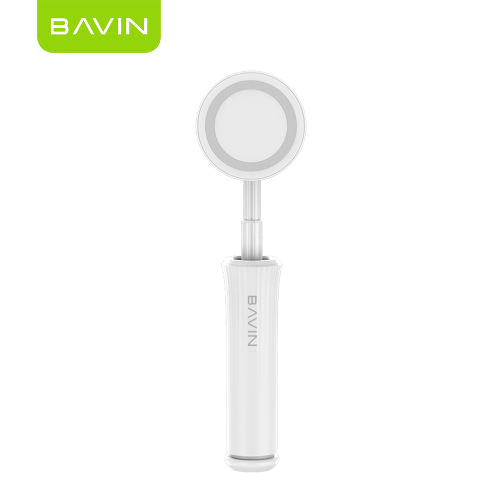 BAVIN P27 Magnetic Phone Holder Stand w/ Adjustable Bracket w/ Selfie Stick for Live , Video Calls & Mobile Phones