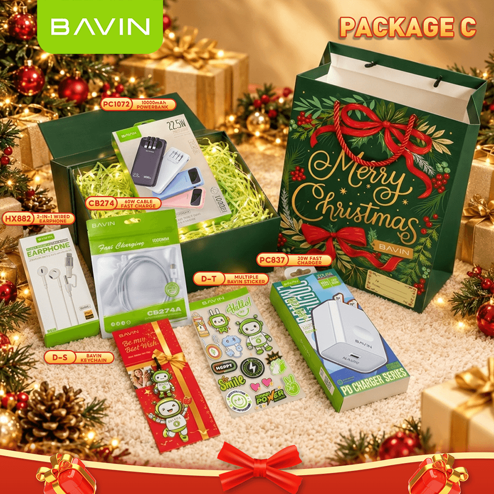 BAVIN Christmas Gift Set Ready-to-Gift | Gift Box,Bag & Card Included for Family, Friends,Colleagues