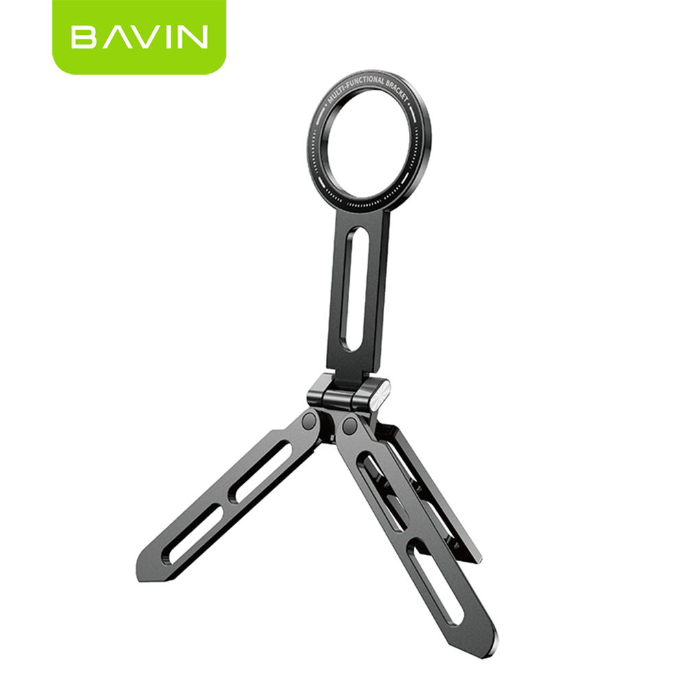 BAVIN PS91 3in1 Magnetic Phone Holder Tripod Mount Portable Foldable Handheld Stand for iPhone 17, Android