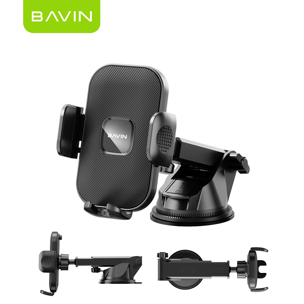BAVIN D-S-PS74 Auto Suction Car Mount w/ 360° Rotation & Auto Lock