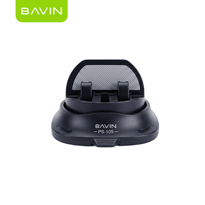 BAVIN PS105 3in1 Car Phone Holder Anti-Slip Dashboard 180° Rotating w/ Parking Number + Glasses Storage