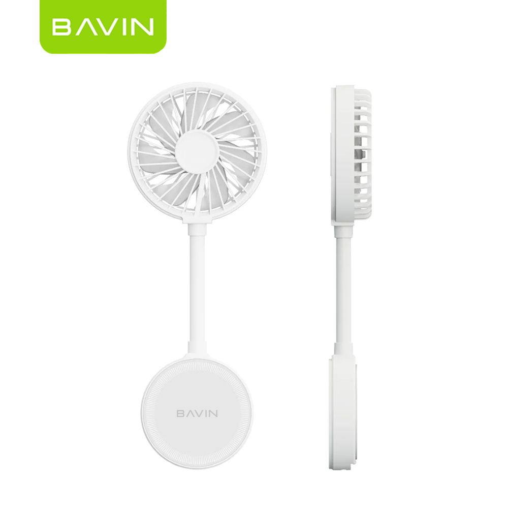 【Christmas Gift】BAVIN BF017 Magnetic Portable Handheld Fan w/Desktop Phone Stand+6000RPM Strong Wind
