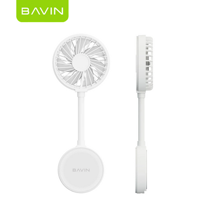 【Christmas Gift】BAVIN BF017 Magnetic Portable Handheld Fan w/Desktop Phone Stand+6000RPM Strong Wind