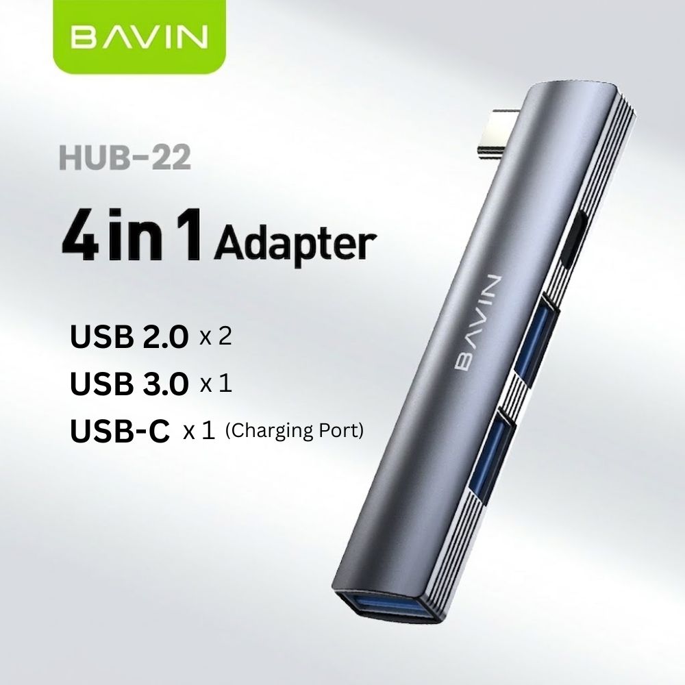 BAVIN H17 / H22 4-in-1 Universal Docking Station HUB Adapter Seamless Device Connectivity