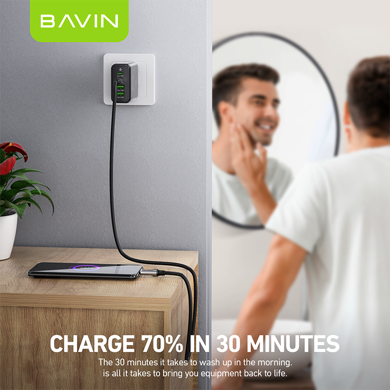 BAVIN C-PC927 100W Multi-Port Fast Charger for Type-C & USB