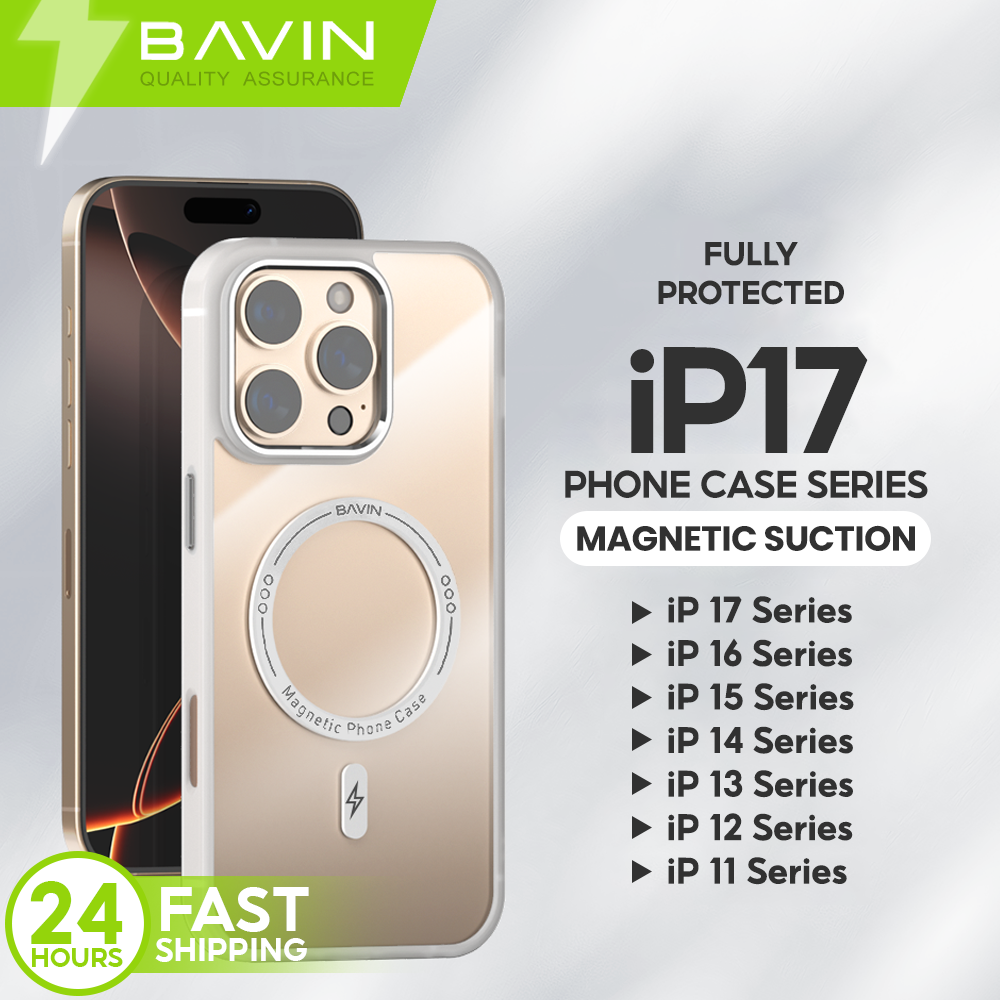 BAVIN Magnetic Case Protective Shockproof Phone Cover for iPhone 17 16 16 Pro Max 15 15 Pro Max 14 14 Pro Max 13 Pro Max