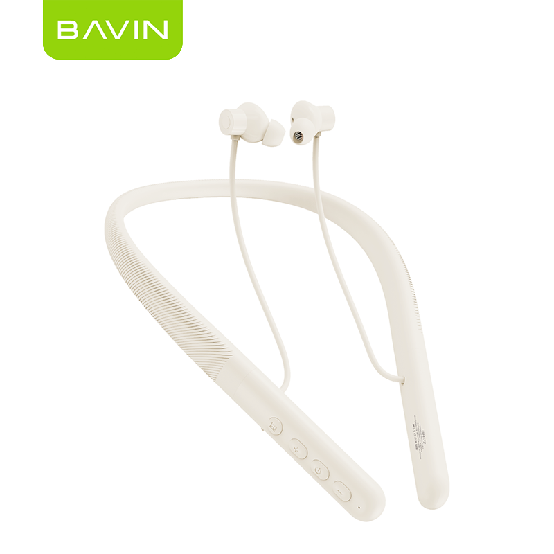 BAVIN BH72 HiFi Bluetooth 6.0 Wireless Magnetic Neckband Sports Headphones 55H Playtime Built-in Mic