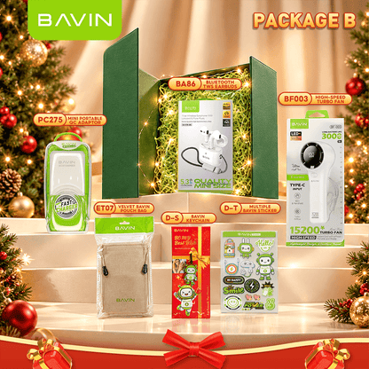 BAVIN Christmas Gift Set Ready-to-Gift | Gift Box,Bag & Card Included for Family, Friends,Colleagues