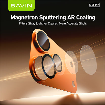 BAVIN SC1 360° Full Cover Tempered Glass Camera Lens Protector for iPhone 17 /17 Air /17 Pro /17 Pro Max