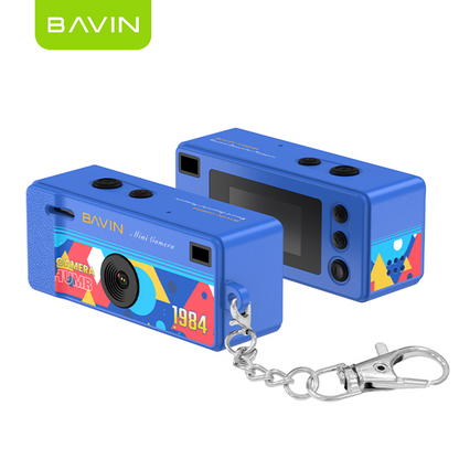 BAVIN CD01 Mini Thumb Camera 1080P HD 12MP Wide w/ Flash and Keychain | Support TF Card
