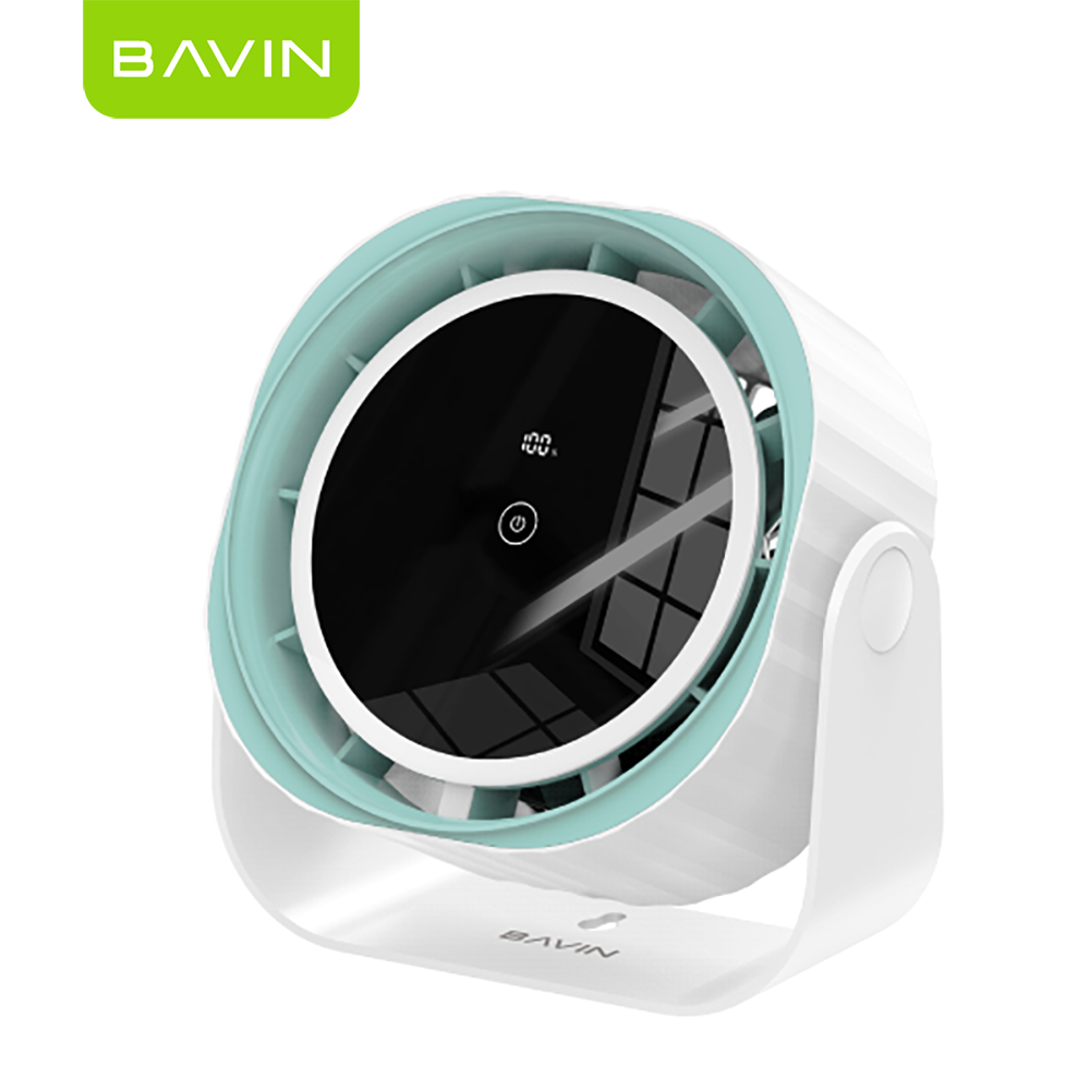 BAVIN BF-005 3600mAh Portable High-Speed Power Cooling Desktop Fan Rechargeable w/ 120 Gears
