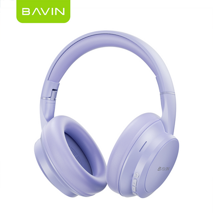 BAVIN BH66 Bluetooth Wireless 5.4 Over-Ear Headphones | Foldable & Adjustable Headset HiFi Sound