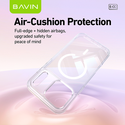 BAVIN CC Fully Protected Durable Magnetic Crystal Clear Phone Case Compatible For iPhone 17 Pro Max Series