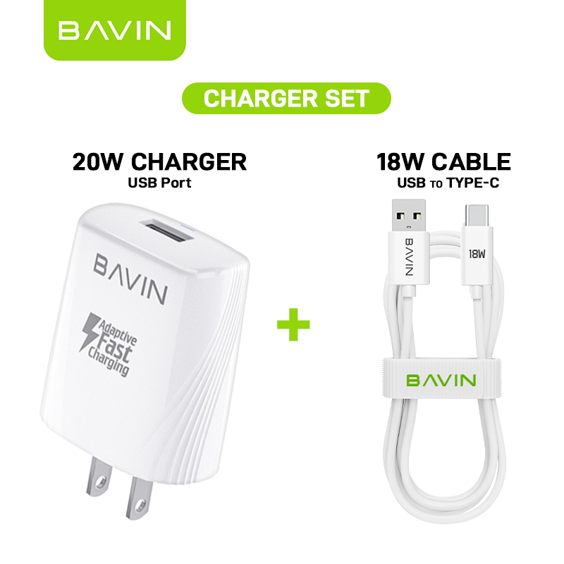 BAVIN C-PC586-XX Fast Charger Qualcomm 3.0 w/ USB Port