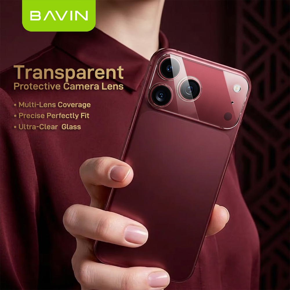 BAVIN Camera Lens Protector Transparent Camera Tempered Glass Scratch-Proof for iPhone 7 to 18 Series