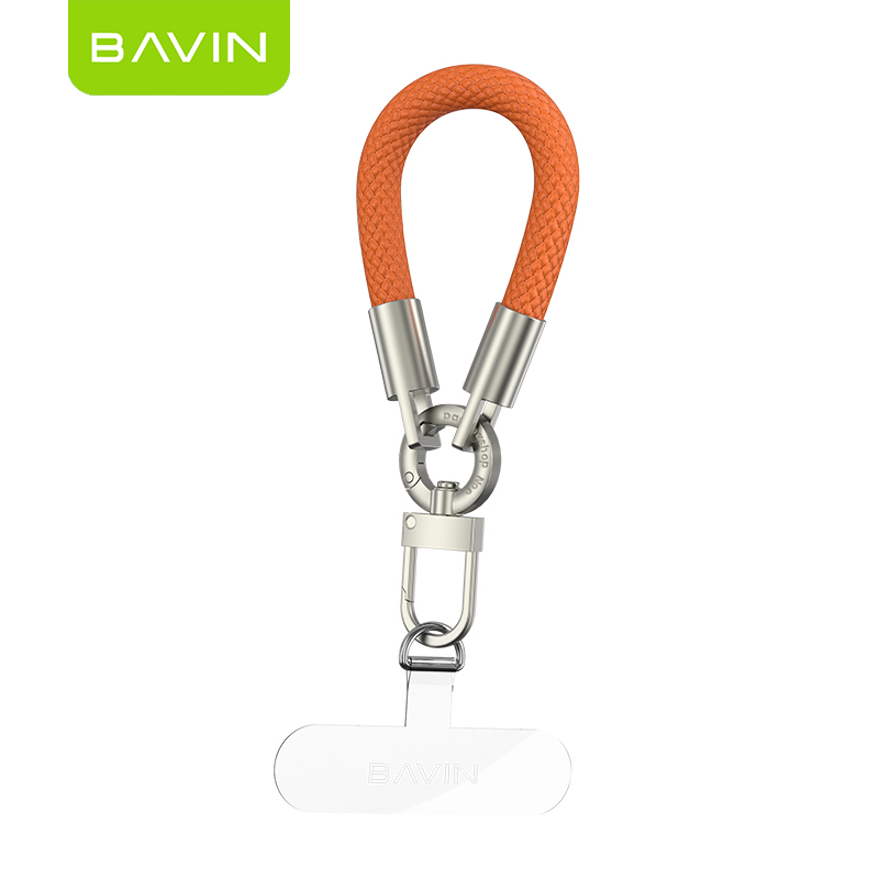 BAVIN BE23 Portable Multi-Purpose 8cm Finger Strap Braided Phone Lanyard For Keychain & TWS Earbuds