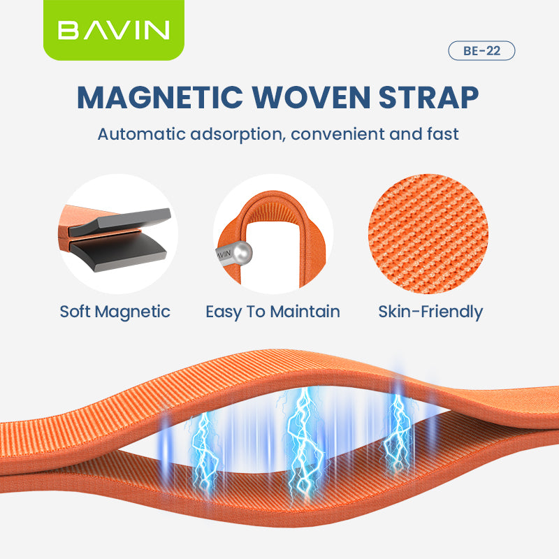 BAVIN BE22 Magnetic Lanyard Phone Crossbody Woven Adjustable w/ Quick Release Strap for iPhone 17 Series