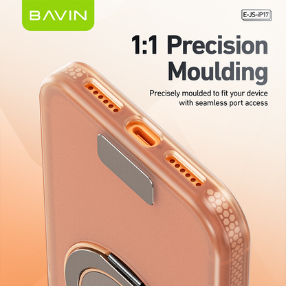 BAVIN JS 360 Rotation Magnetic Ring Phone Holder Case Durable Shockproof Fully Protected Compatible For iPhone 17 Series