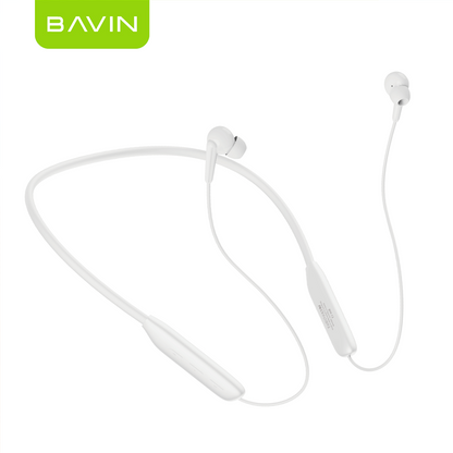 BAVIN BH71 HiFi Bluetooth 6.0 Wireless Magnetic Neckband Headphone | 15H Playtime | Game Sports Earbud