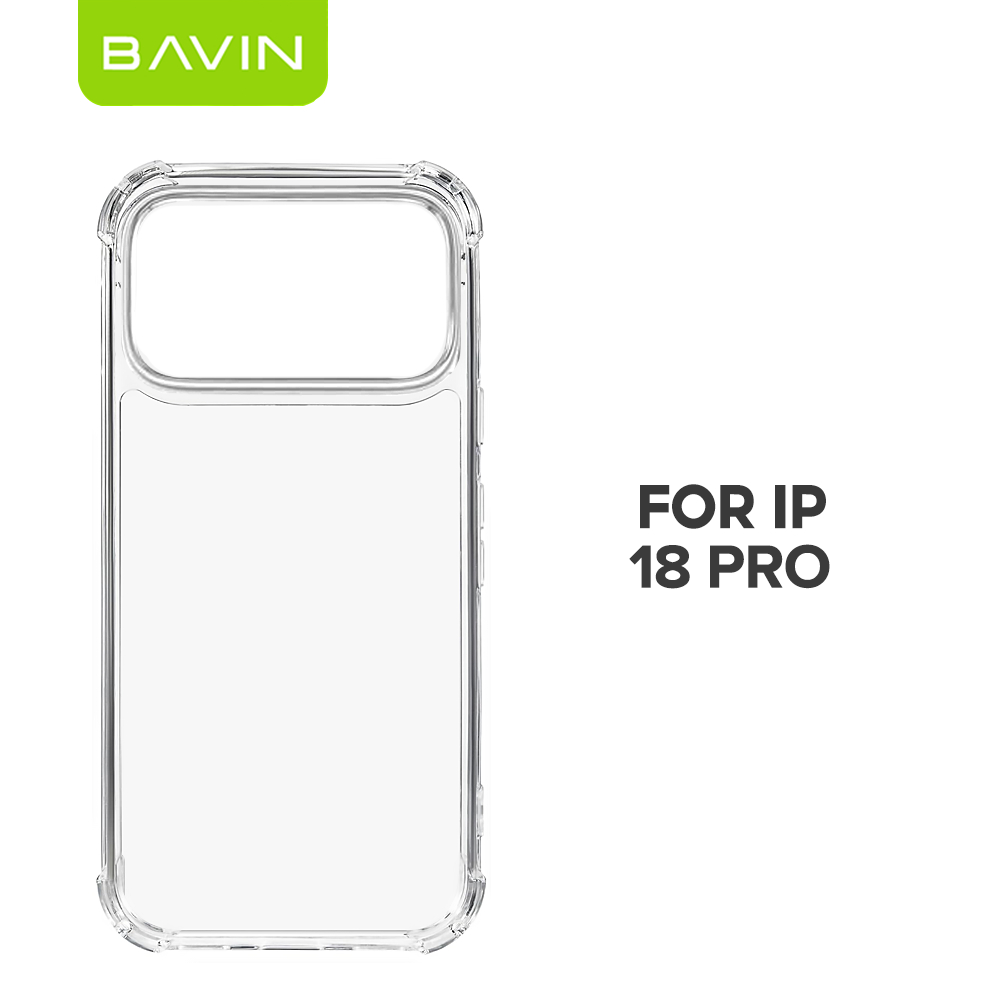 BAVIN FS2 Premium Shockproof Clear Case Soft Silicone For iPhone 18/17/16/15/14/13/12/11/X Series