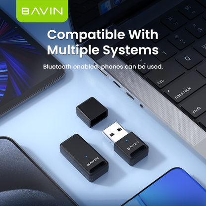 BAVIN 10 HD Sound BT 5.3 Music Receiver Plug and Play w/ 20m Distance Transmission for Car / Speaker