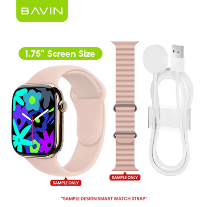 BAVIN BW-601 Smart Watch w/ GPT AI & Heart Rate Monitoring & 15-Languages Translator