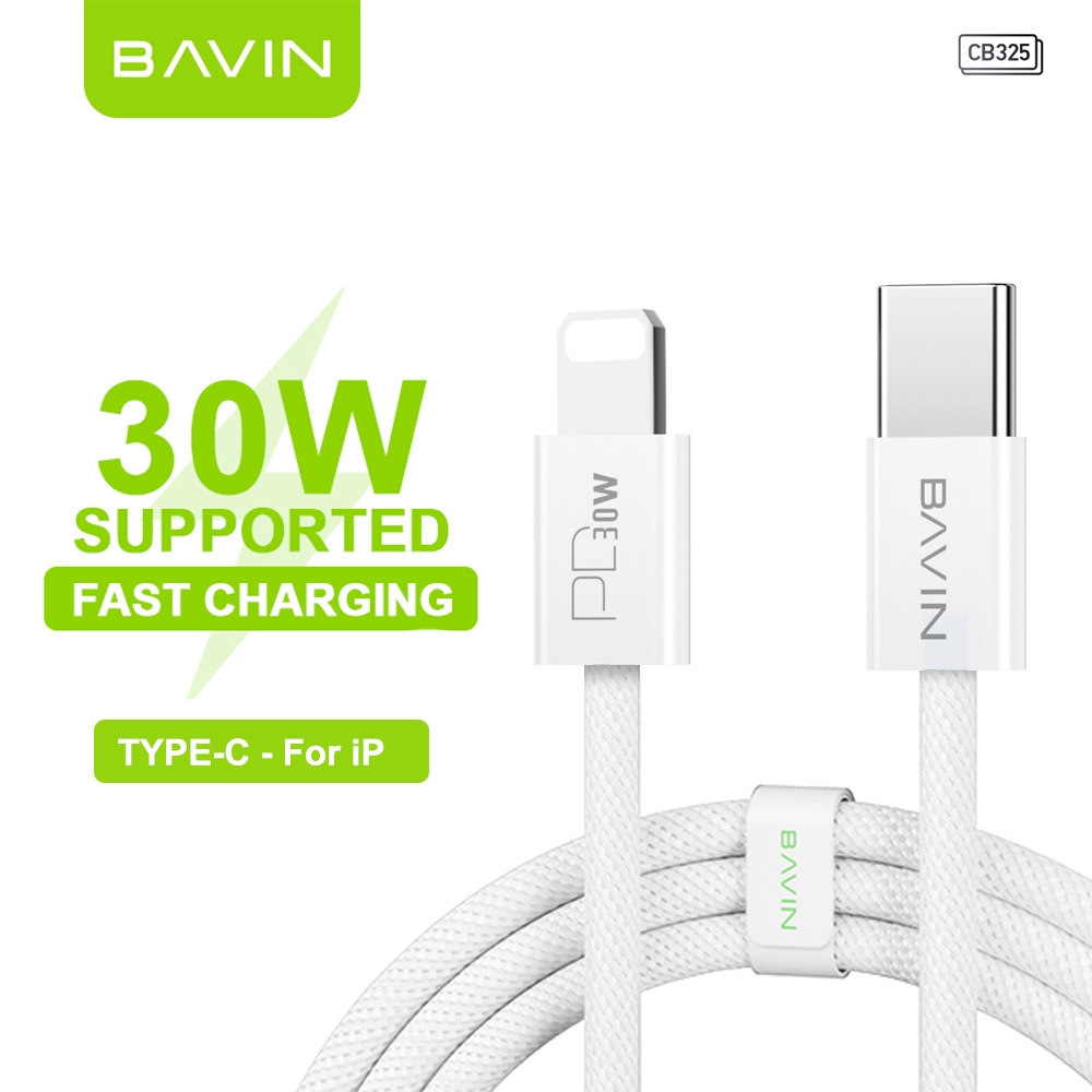 BAVIN CB325 60W USB C Cable Type C Data Cord PD Fast Charging For iPhone 17 Series & Laptop Charging