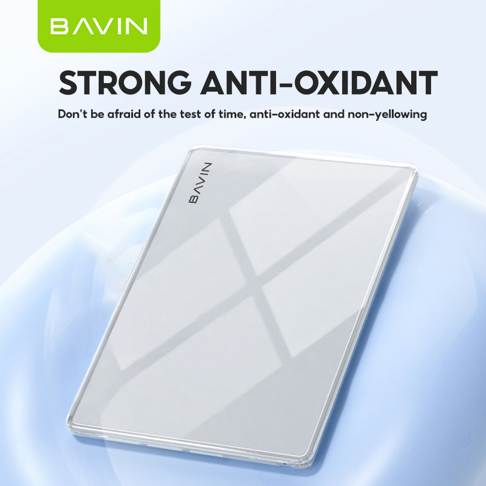 BAVIN C06 / C05 Transparent & Glossy Clear Case Anti-Scratch + Keyboard Protector For iPh Laptop for 13.3" / 13.6" / 15"