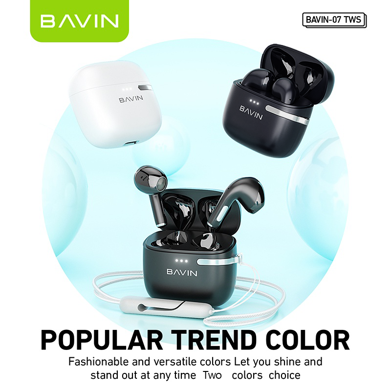 BAVIN BA07 TWS Bluetooth Earphone w/ High Stereo Inductive Touch Control