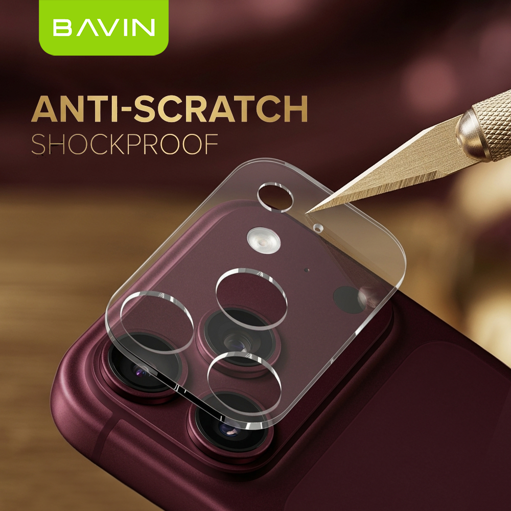 BAVIN Camera Lens Protector Transparent Camera Tempered Glass Scratch-Proof for iPhone 7 to 18 Series