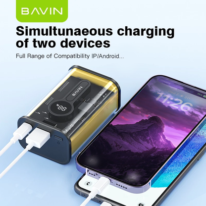 BAVIN PC1012 10000mAh Fast Charging Powerbank with 22.5W USB Charging / Type-C Input & Output