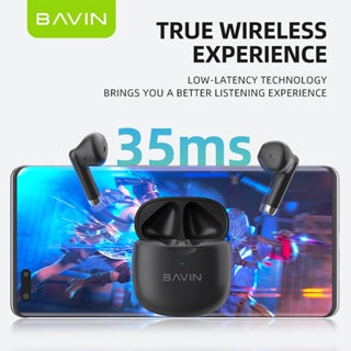 BAVIN HB-BA-19 TWS Wireless Bluetooth Earbuds w/ High Stereo Sound & Touch Control