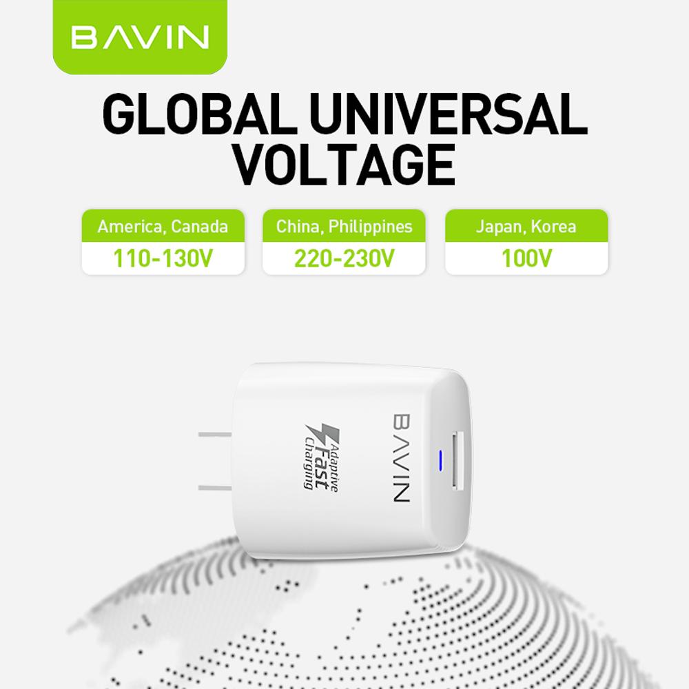 BAVIN C-PC586-XX Fast Charger Qualcomm 3.0 w/ USB Port